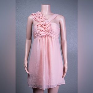 Lulu’s blush peach pink cocktail semi formal dress